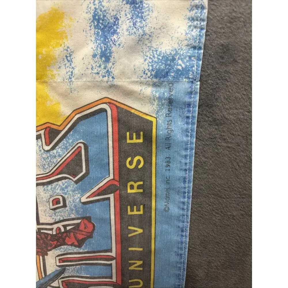Vintage He-Man Masters of the Universe 1983 Pillowcase, Cartoon , Kids,